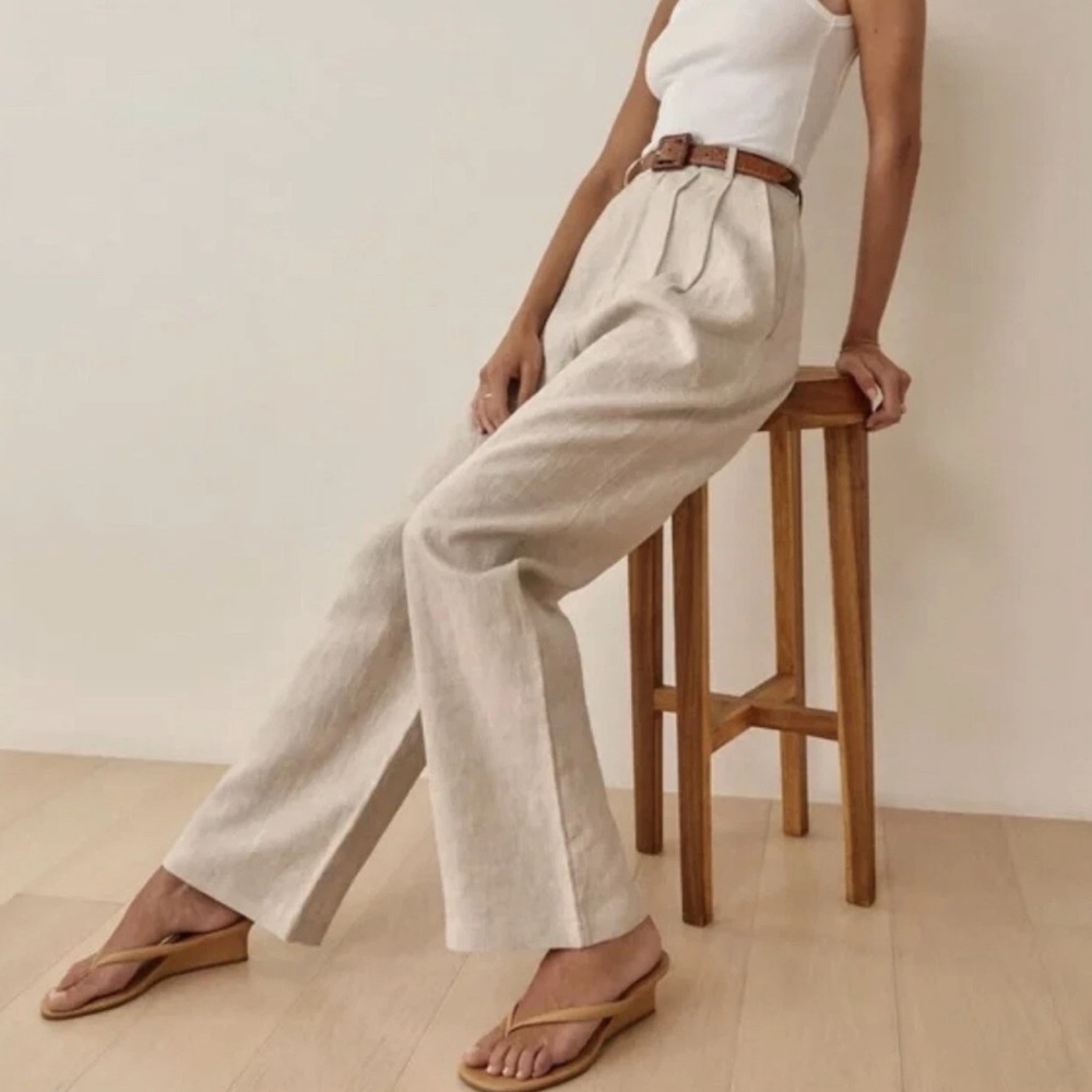 Reformation Vesta Linen Pants